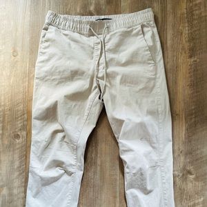 NWOT Men’s Zara Khaki Pants Size M US in Perfect Condition